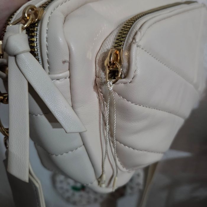 Sac bandoulière a poche blanc crème - photo numéro 5