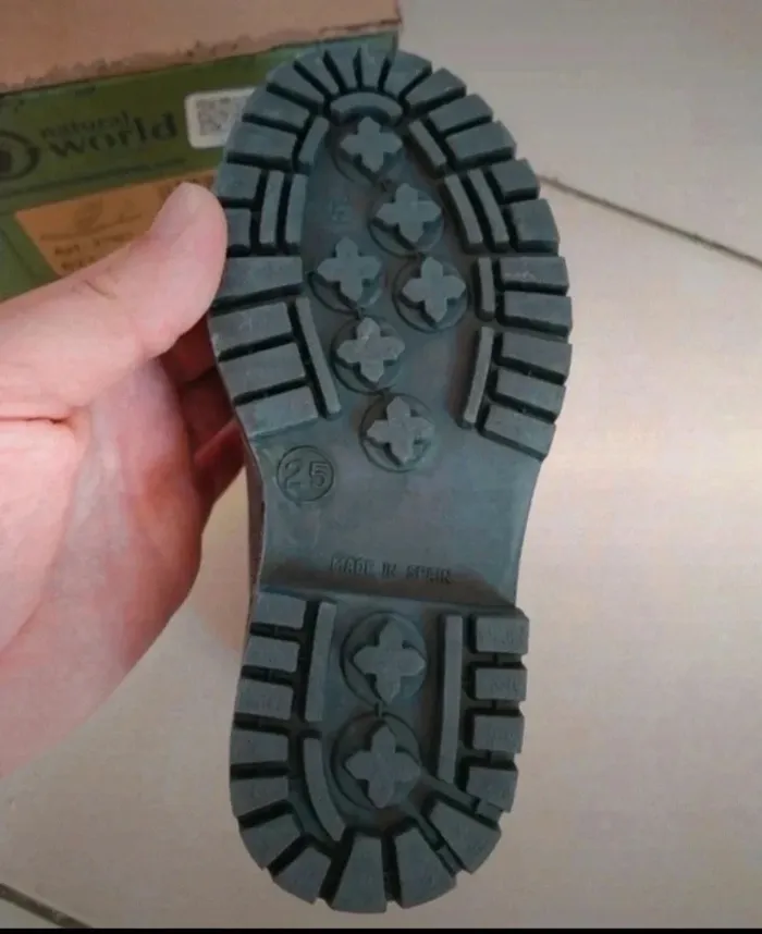 Chaussures montantes grises Natural World T25 NEUVES - photo numéro 5