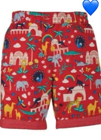 Short réversible de la marque Frugi modèle i India Ralph Reversible Shorts taille 9/10ans Neuf dans son emballé d’origine   Frugi