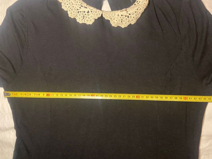 Robe mi-longue »New Look »noire et écrue - photo numéro 5