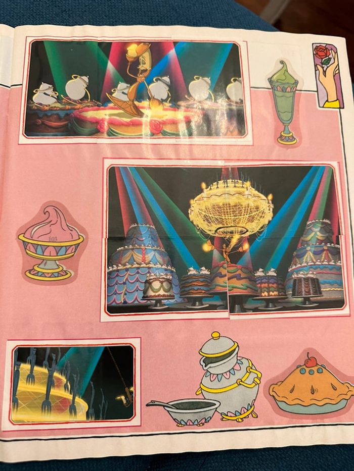 Album Panini complet Disney La Belle et la Bête stickers autocollants collection livre - photo numéro 6