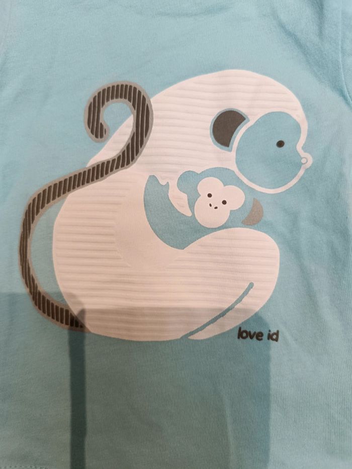 Tee-shirt manches longues Obaïbi 3 mois 59 cm - photo numéro 3