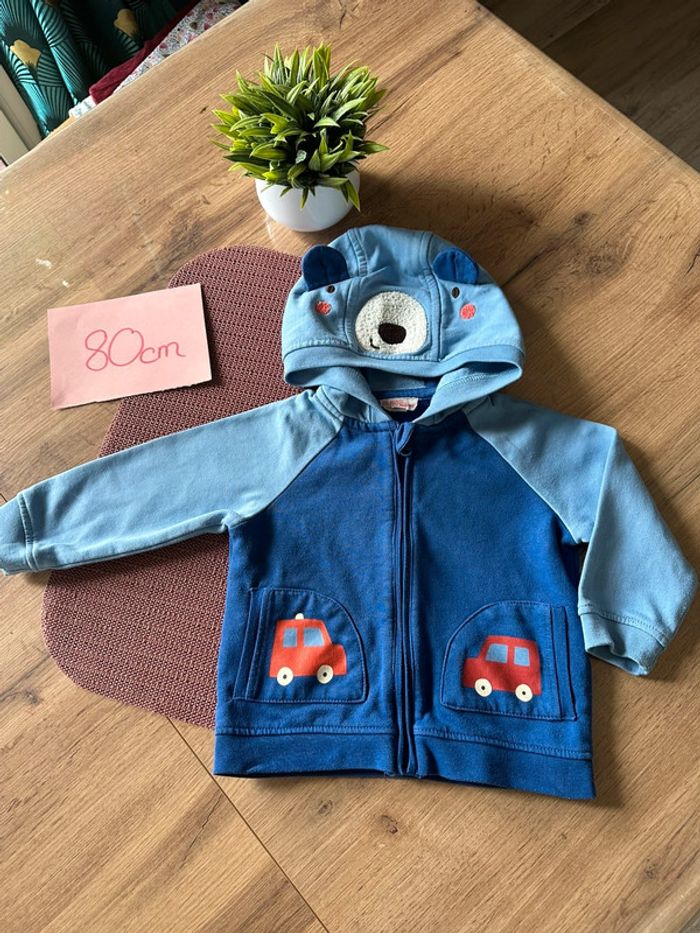Gilet à capuche DPAM 80cm /12m
