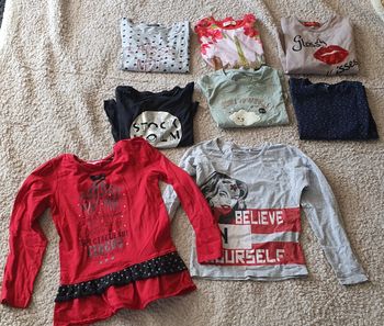 Lot vêtements fille 8articles