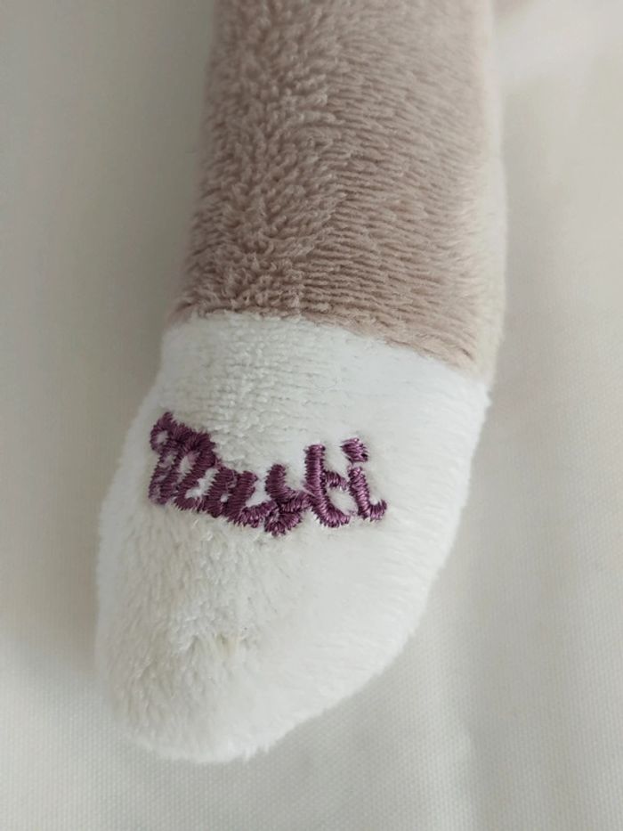 Oursonne et son bébé en écharpe gris et violet Mustela - photo numéro 3