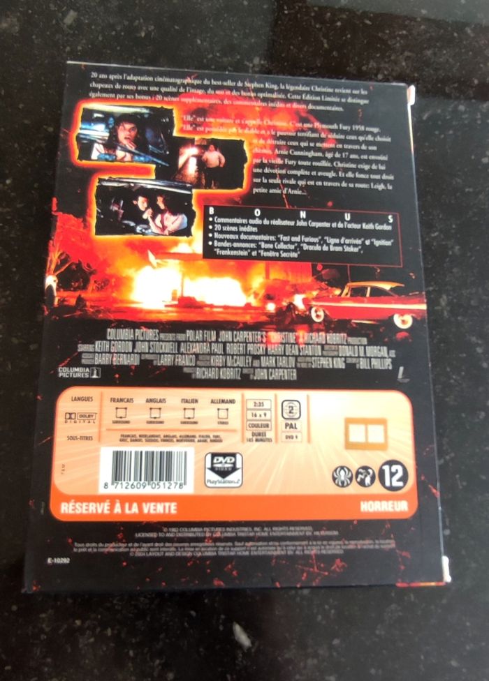 Christine édition limitée dvd - photo numéro 2