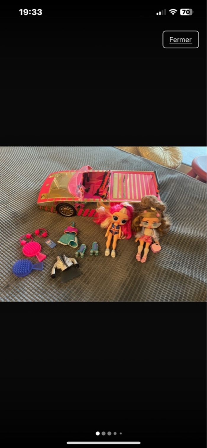 Voiture lol surprise et poupées