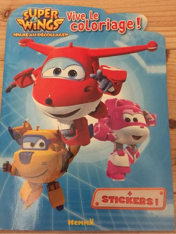 Livre coloriage super wings