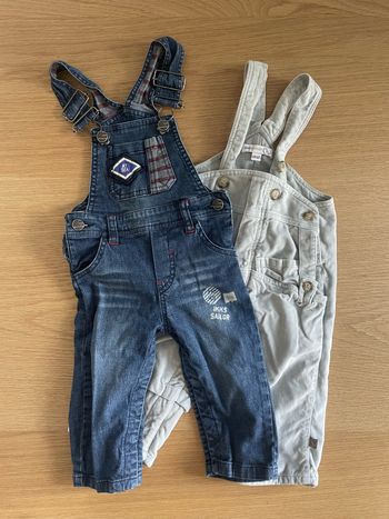 Lot de 2 salopettes