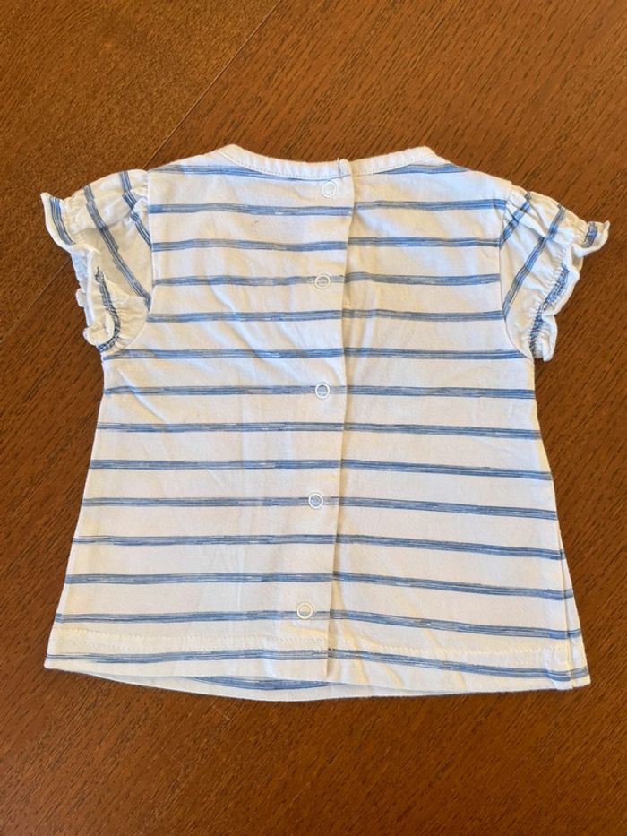 T-shirt bébé fille 3 mois - photo numéro 2