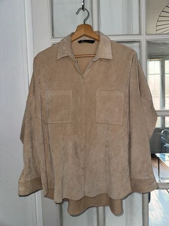 Veste chemise velours Zara  Taille s