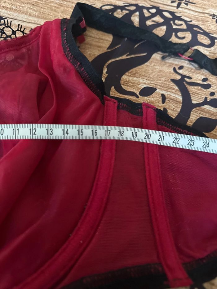 Soutien gorge rouge et noir soleil sucré - photo numéro 13