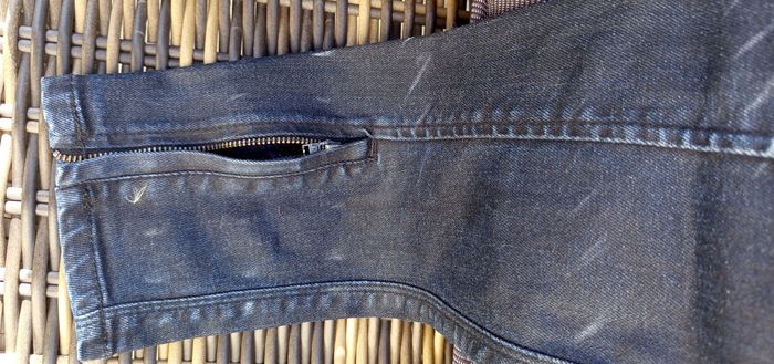 Jeans Superdry noir cire - photo numéro 7