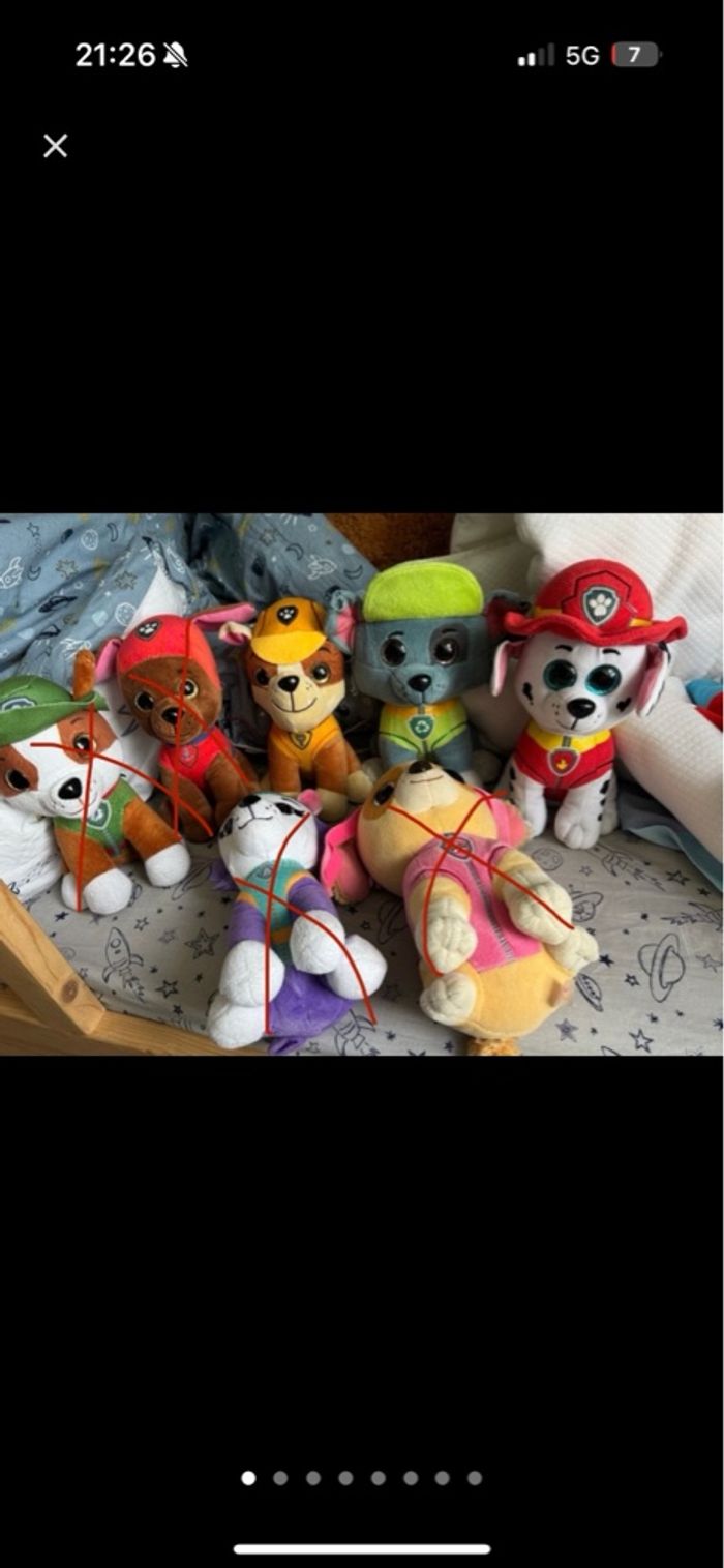 Pat patrouille peluches - photo numéro 4