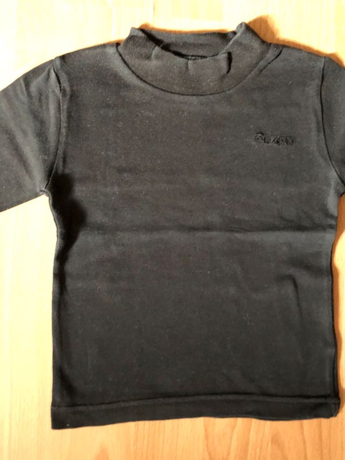 Joli T-shirt/sous-pull noir ML Orchestra T. 2 ans/92 cm garçon - photo numéro 4