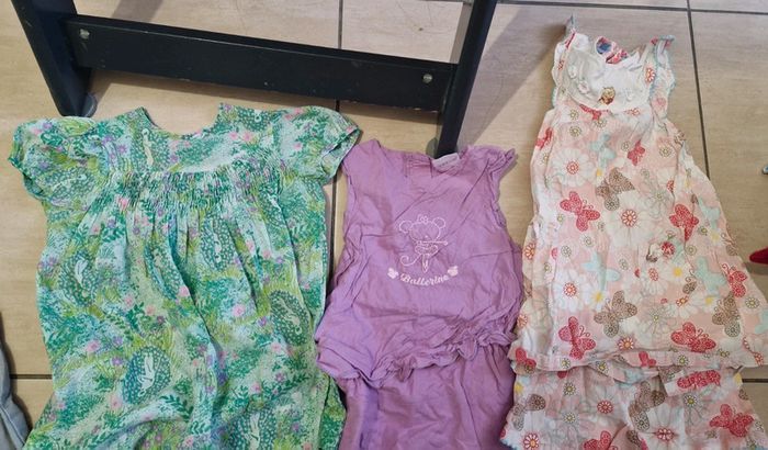 Lot 16 robe fille 1 salopette 12 mois obaidi disney - photo numéro 3