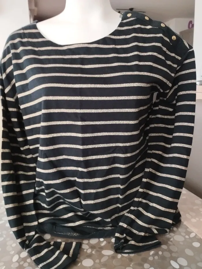 Pull rayé femme taille 44 Promod tbe