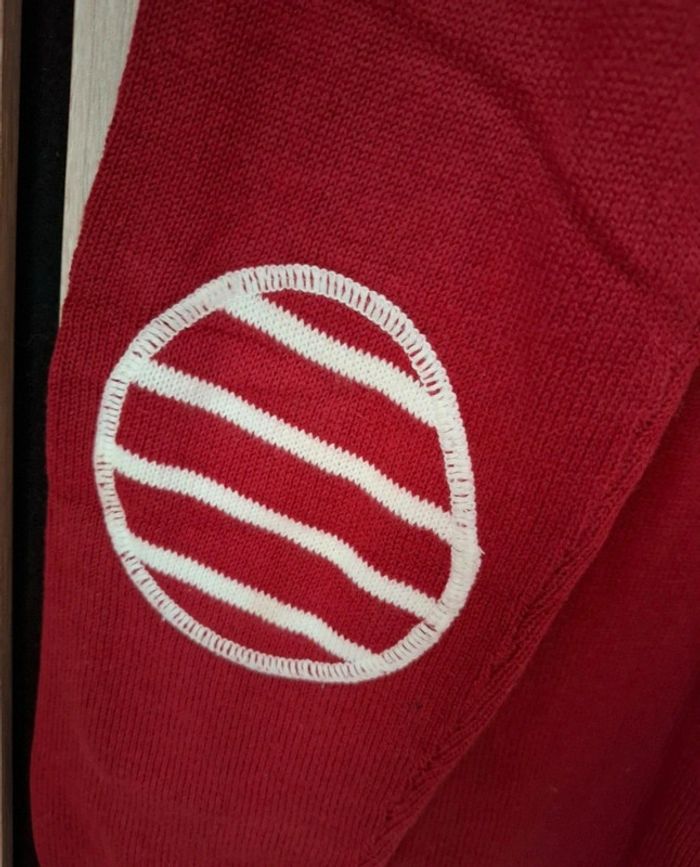 Pull coton rouge foncé 14 ans VertBaudet - photo numéro 5