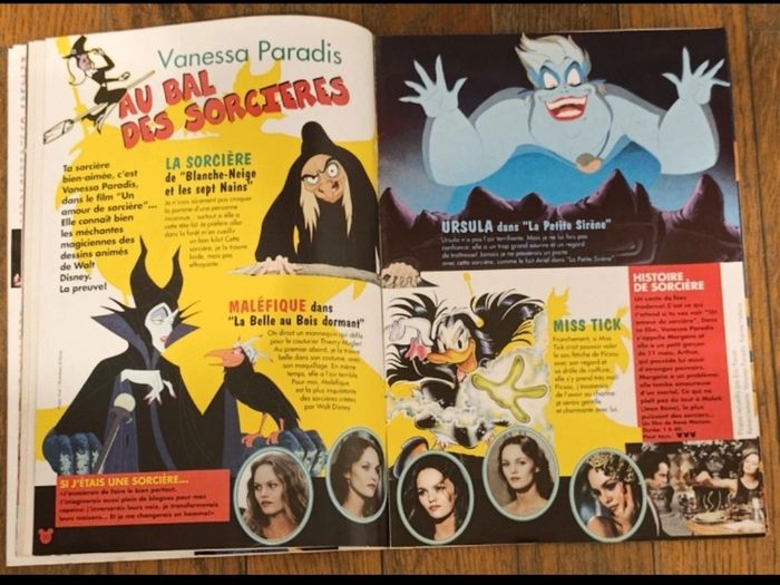 Ancien journal de mickey avec fiches Disneyland Paris N°2335 de 1997 vintage - photo numéro 5