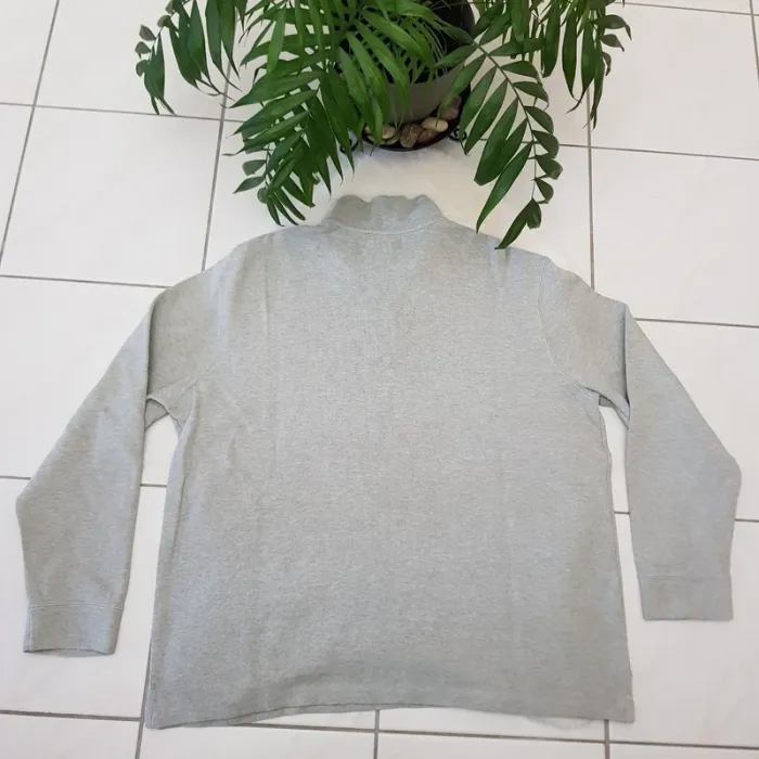 Pull Camionneur half demi zip Ralph Lauren XXL Gris - photo numéro 3