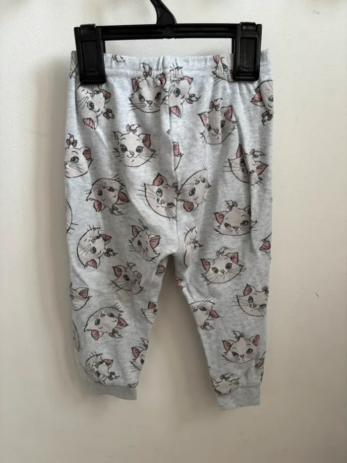 Lot 2 pyjamas Marie Aristochats Disney 18/24 mois - photo numéro 7
