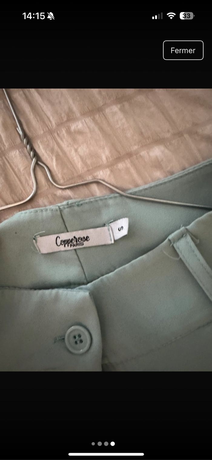 Pantalon tailleur bleu - photo numéro 4