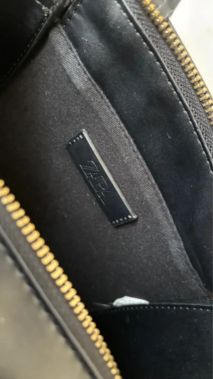 Petit sac à main noir Zara - photo numéro 8