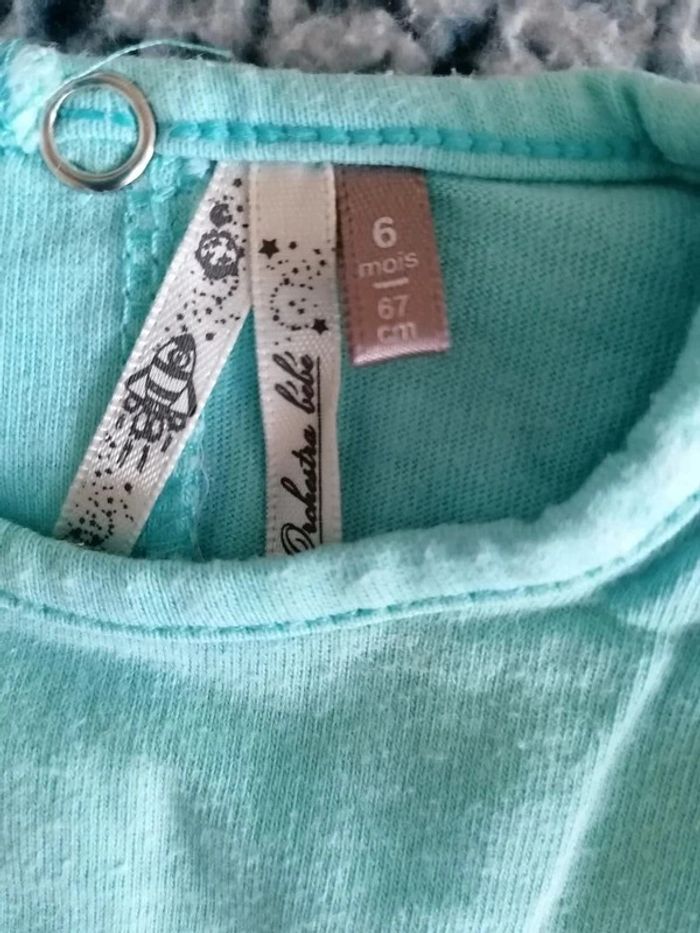 Tee-shirt et pantalon garçon taille 6 mois - photo numéro 4