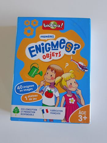Premières énigmes objets bioviva complet 