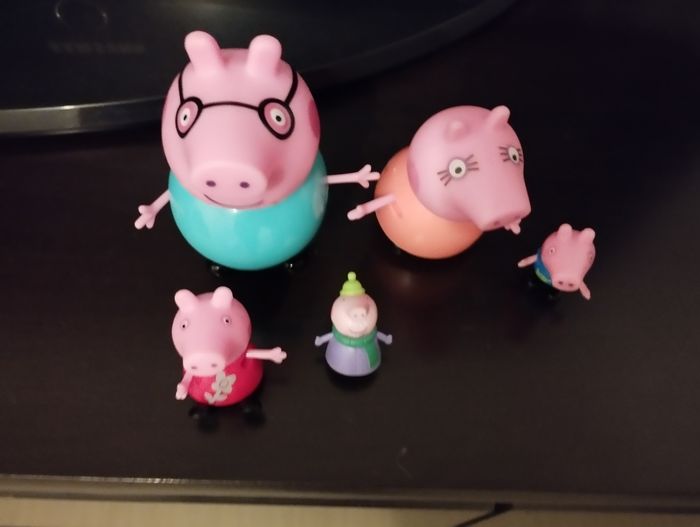 Lot de 5 figurines Peppa pig - photo numéro 2