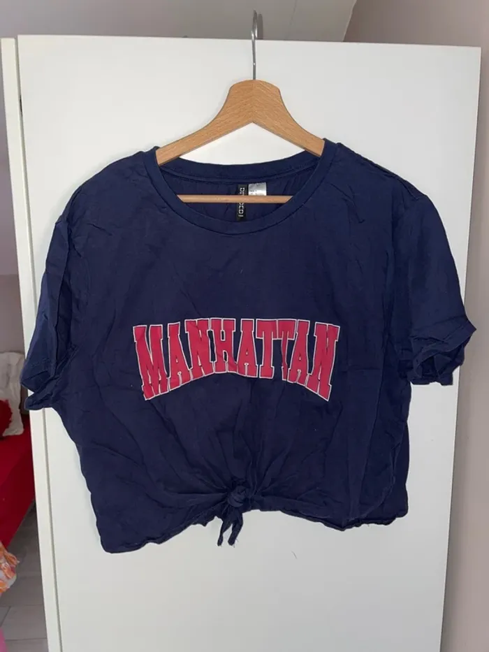 Crop top marine H&M XL