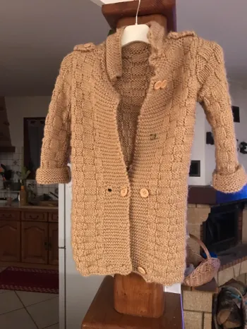 gilet fait main