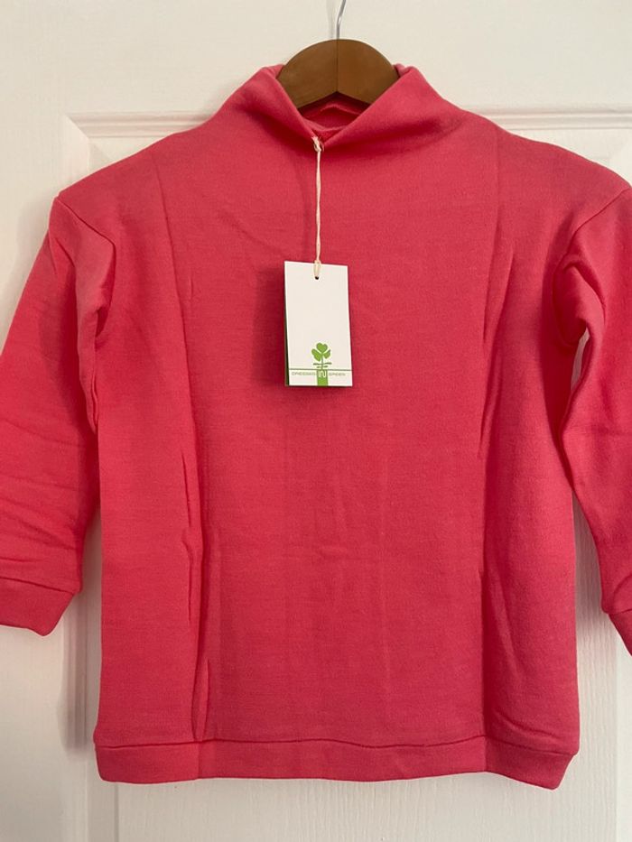 Sweat-shirt en laine mérinos 9 ans