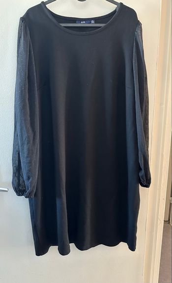 Robe manches transparentes