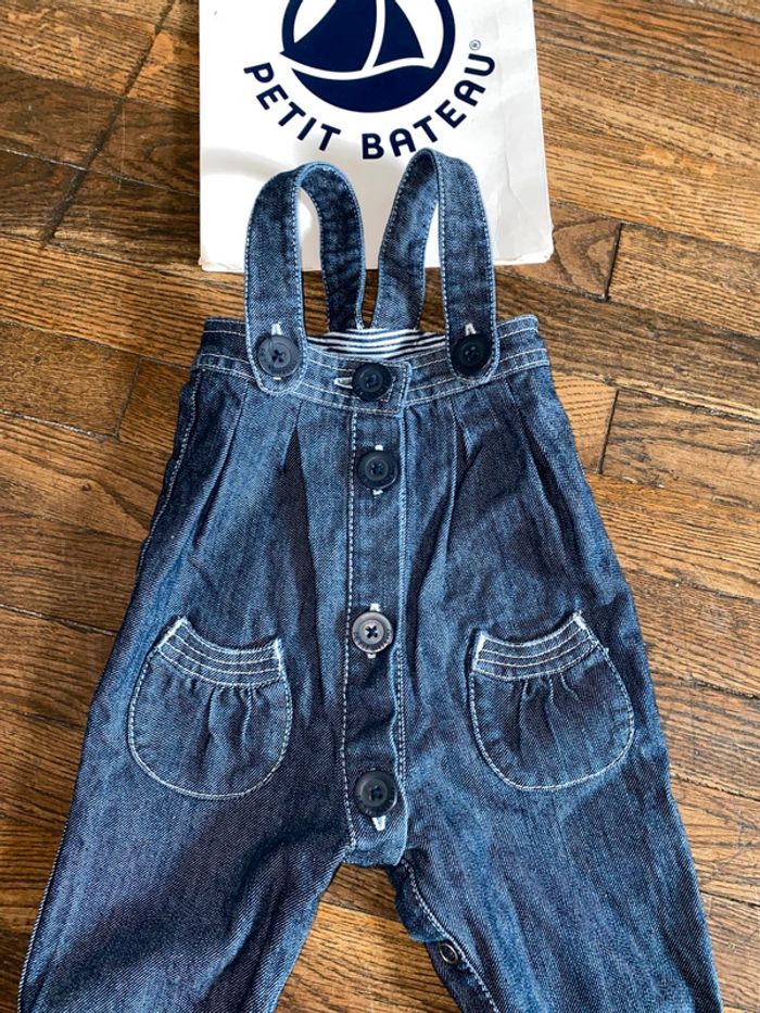 Salopette petit bateau  3 mois - photo numéro 2