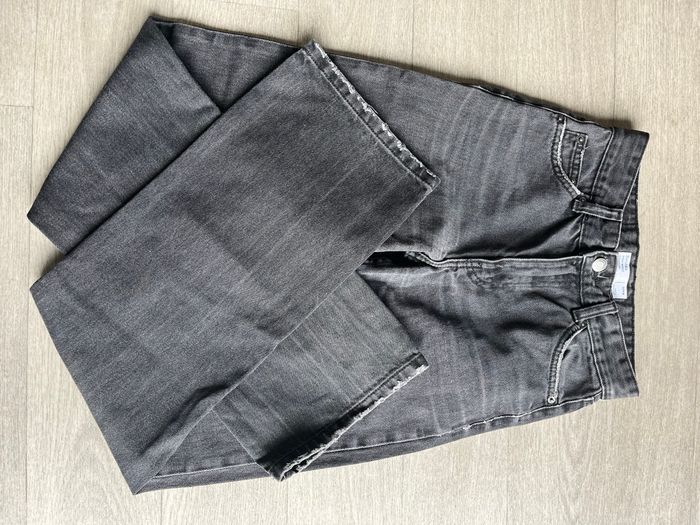 Jean taille haute noir high waist straight Bershka T32 - photo numéro 7