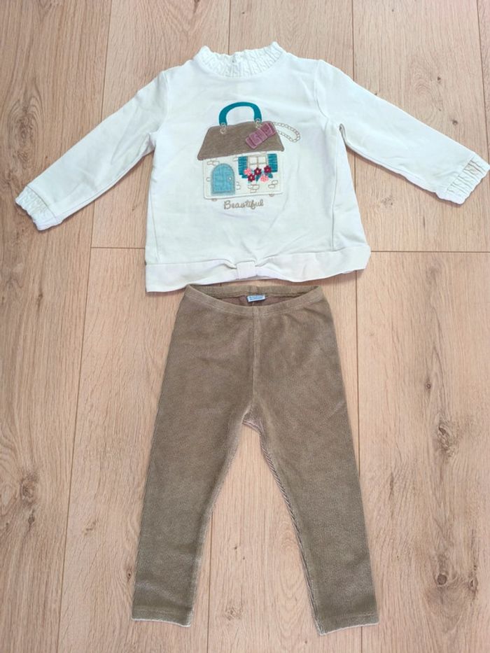 Ensemble fille Mayoral mi-saison - Taille 18 mois 86cm