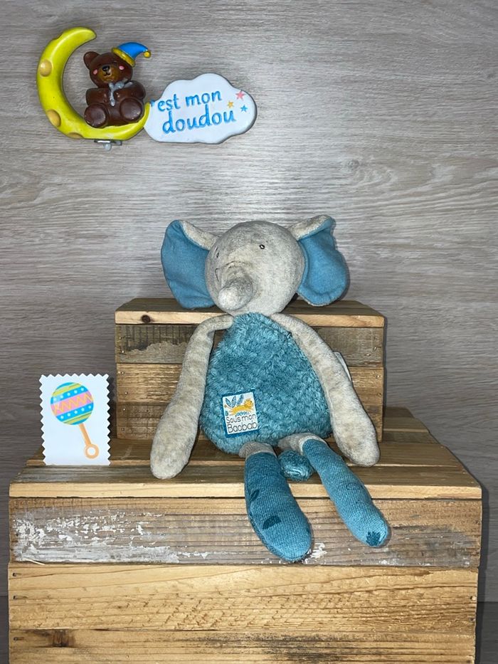MR313 doudou éléphant 🐘 moulin Roty
