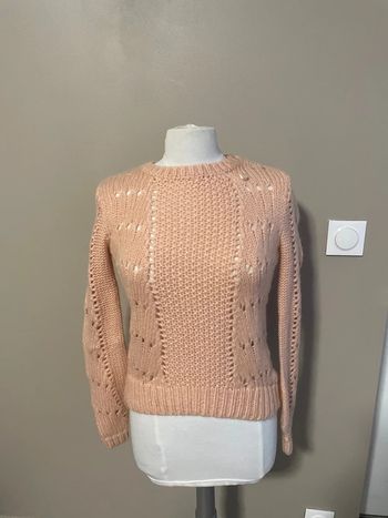 Pull rose poudré