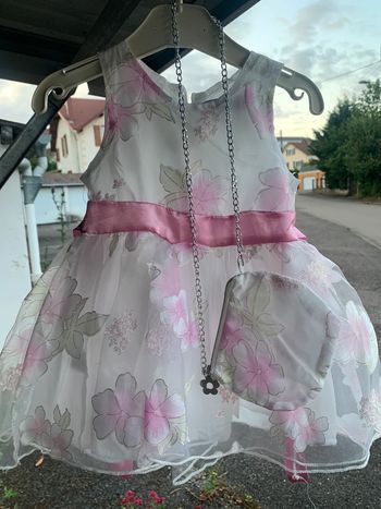 Robe bébé 24 mois, avec sac , baptême, cérémonie