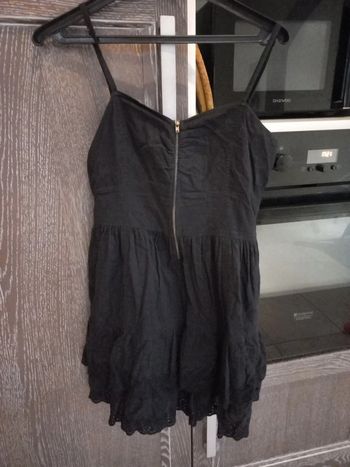 Robe noire débardeur été 40