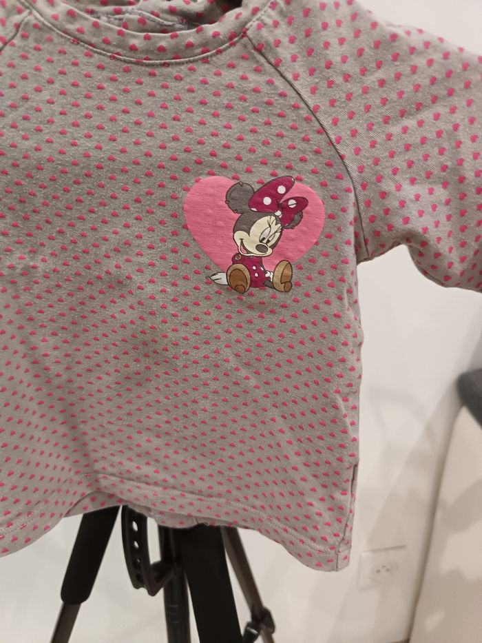 Tee-shirt manches longues 9 mois Disney - photo numéro 2