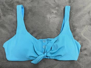 Haut de maillot de bain bleu