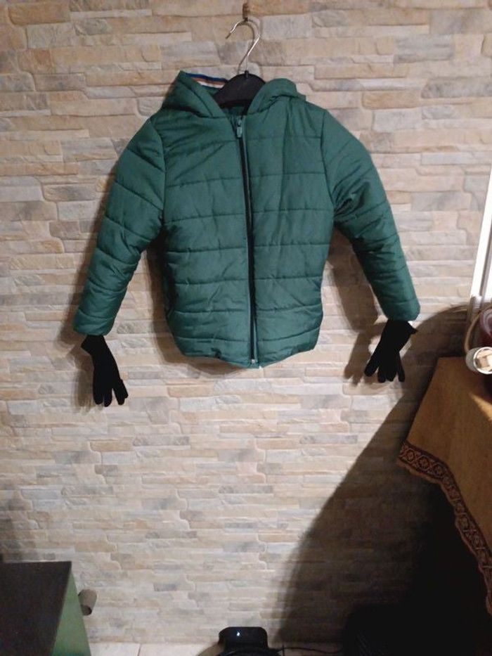 Blouson à capuche vert bouteille Kiabi 6A