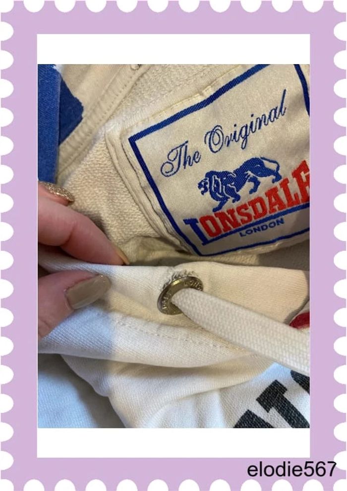 Sweat à capuche lonsdale - photo numéro 8
