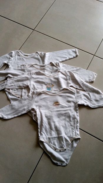 Lot de 5 bodys manches longues