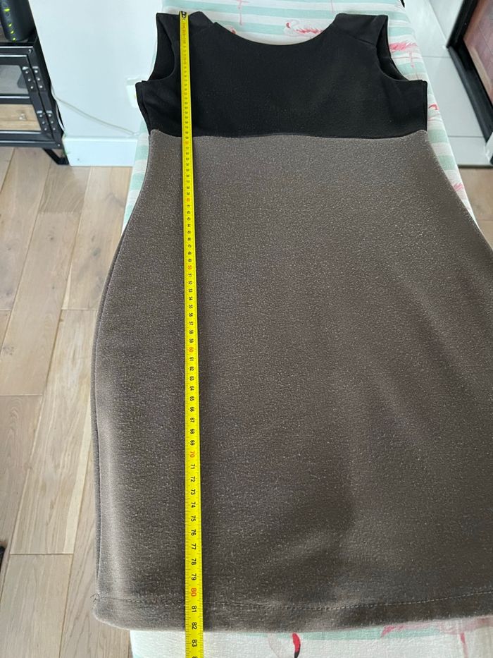 Robe manche courte bicolore - photo numéro 4