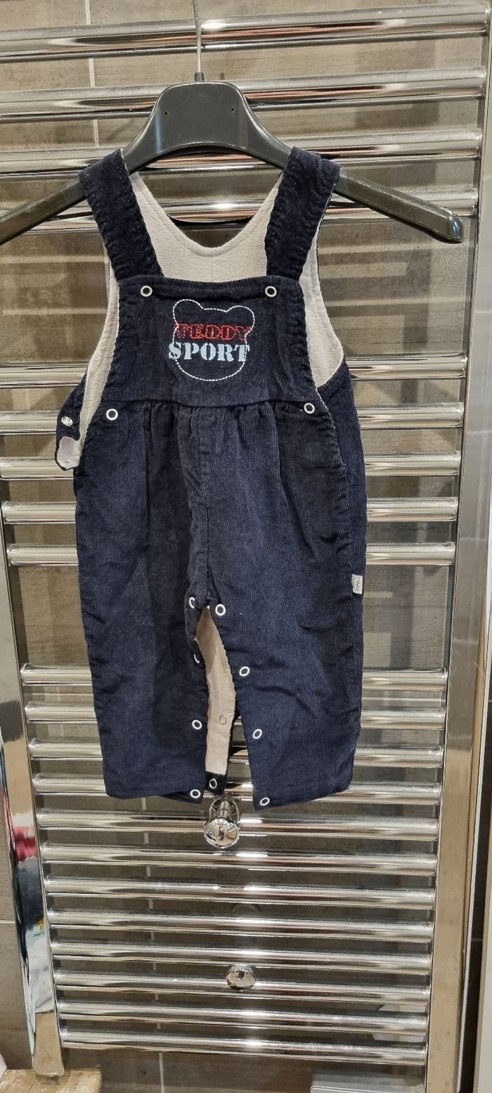 Salopette velours doublée