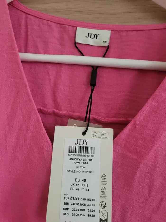 Bouse Rose JDY neuve Taille 40 - photo numéro 4
