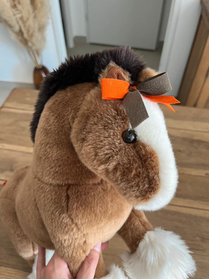 Peluche cheval Hermy petit modèle Hermes - photo numéro 9